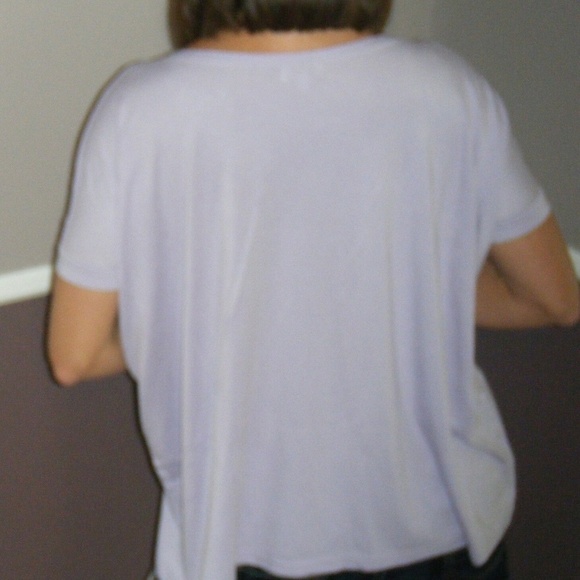 PIKO 1988 Dolman Boxy Boat Neck Tunic Bamboo Top Lavender 0114 - Picture 6 of 6